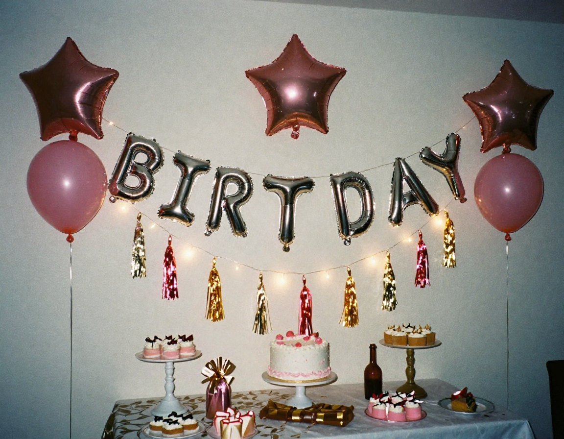 Candlesoystudio syntymäpäivä koristesetti